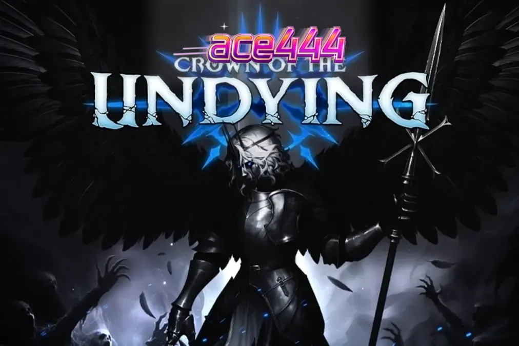 Tampilan visual gelap dan gotik dari slot Crown of the Undying