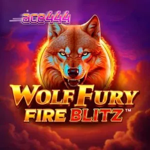 Tampilan visual slot Wolf Fury Fire Blitz dengan nuansa serigala dan elemen api.